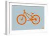 Orange Bicycle-NaxArt-Framed Art Print