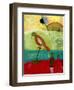 Orange Bird, 2013-Gigi Sudbury-Framed Giclee Print