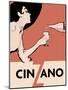 Orange Blackhat Cinzano-null-Mounted Premium Giclee Print