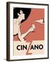 Orange Blackhat Cinzano-null-Framed Giclee Print