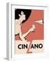 Orange Blackhat Cinzano-null-Framed Giclee Print