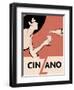 Orange Blackhat Cinzano-null-Framed Giclee Print