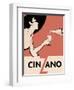 Orange Blackhat Cinzano-null-Framed Giclee Print