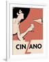 Orange Blackhat Cinzano-null-Framed Giclee Print