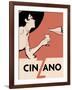 Orange Blackhat Cinzano-null-Framed Giclee Print