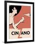 Orange Blackhat Cinzano-null-Framed Giclee Print