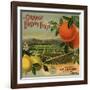 Orange Blossom Brand - Redlands, California - Citrus Crate Label-Lantern Press-Framed Giclee Print