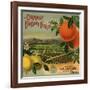 Orange Blossom Brand - Redlands, California - Citrus Crate Label-Lantern Press-Framed Giclee Print