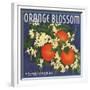 Orange Blossom Brand - Redlands, California - Citrus Crate Label-Lantern Press-Framed Premium Giclee Print