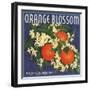 Orange Blossom Brand - Redlands, California - Citrus Crate Label-Lantern Press-Framed Art Print