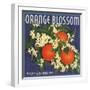 Orange Blossom Brand - Redlands, California - Citrus Crate Label-Lantern Press-Framed Art Print