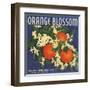 Orange Blossom Brand - Redlands, California - Citrus Crate Label-Lantern Press-Framed Art Print