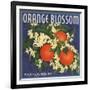 Orange Blossom Brand - Redlands, California - Citrus Crate Label-Lantern Press-Framed Art Print