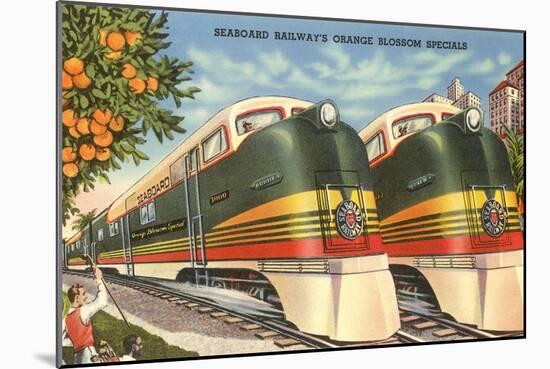 Orange Blossom Special Trains, Florida-null-Mounted Art Print