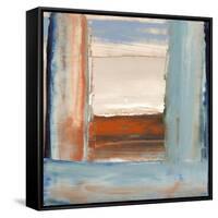 Orange & Blue I-Sharon Gordon-Framed Stretched Canvas