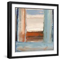 Orange & Blue I-Sharon Gordon-Framed Art Print