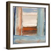 Orange & Blue I-Sharon Gordon-Framed Premium Giclee Print