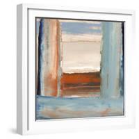 Orange & Blue I-Sharon Gordon-Framed Premium Giclee Print