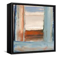 Orange & Blue I-Sharon Gordon-Framed Stretched Canvas