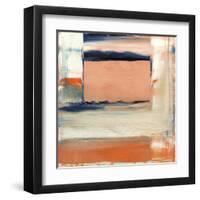 Orange & Blue II-Sharon Gordon-Framed Art Print