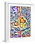 orange-blue still life,2017-Alex Caminker-Framed Giclee Print