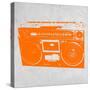Orange Boom Box-NaxArt-Stretched Canvas