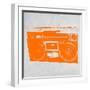 Orange Boom Box-NaxArt-Framed Premium Giclee Print