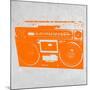 Orange Boom Box-NaxArt-Mounted Premium Giclee Print