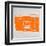 Orange Boom Box-NaxArt-Framed Art Print