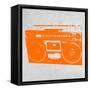 Orange Boom Box-NaxArt-Framed Stretched Canvas