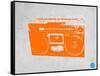Orange Boom Box-NaxArt-Framed Stretched Canvas