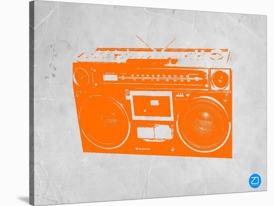 Orange Boom Box-NaxArt-Stretched Canvas