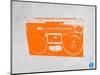 Orange Boom Box-NaxArt-Mounted Art Print