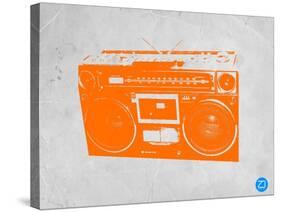 Orange Boom Box-NaxArt-Stretched Canvas