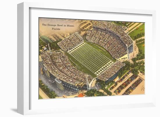 Orange Bowl, Miami, Florida-null-Framed Art Print