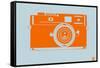 Orange Camera-NaxArt-Framed Stretched Canvas