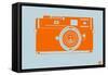 Orange Camera-NaxArt-Framed Stretched Canvas