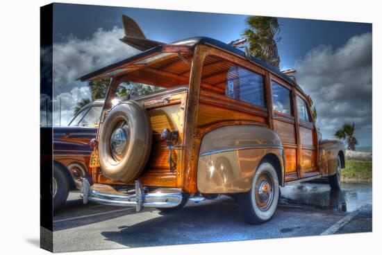 Orange Car-Robert Kaler-Stretched Canvas