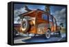 Orange Car-Robert Kaler-Framed Stretched Canvas