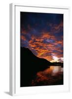 Orange Clouds at Coastal Sunrise-Paul Souders-Framed Photographic Print