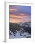 Orange Clouds at Dawn Above Longs Peak, Rocky Mountain National Park, Colorado-James Hager-Framed Photographic Print