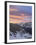 Orange Clouds at Dawn Above Longs Peak, Rocky Mountain National Park, Colorado-James Hager-Framed Photographic Print