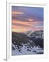 Orange Clouds at Dawn Above Longs Peak, Rocky Mountain National Park, Colorado-James Hager-Framed Photographic Print