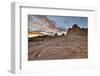 Orange Clouds at Sunrise Above Sandstone Formations-James Hager-Framed Photographic Print