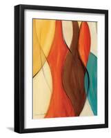 Orange Coalescence II-Lanie Loreth-Framed Art Print