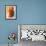 Orange Coalescence II-Lanie Loreth-Framed Art Print displayed on a wall