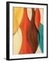 Orange Coalescence II-Lanie Loreth-Framed Art Print