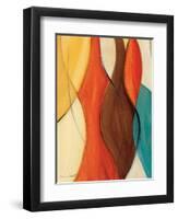 Orange Coalescence II-Lanie Loreth-Framed Art Print