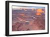 Orange Colorado River, Dead Horse Point, Utah Colored Water from Red Soil Runoff-Tom Till-Framed Photographic Print