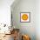 Orange Concentric Marigold Mandala Flower-tr3gi-Framed Art Print displayed on a wall